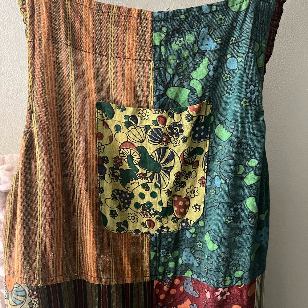 Colorful Patchwork jumpsuit with pockets - image 8